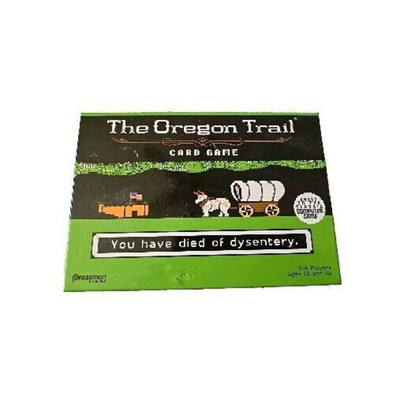 Pressman The Oregon Trail Card Game - Cooperative Gameplay Based on The Classic - Picture 1 of 4
